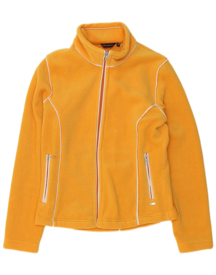 Campagnolo Chaqueta polar para mujer UK 46 Grande Poliéster amarillo