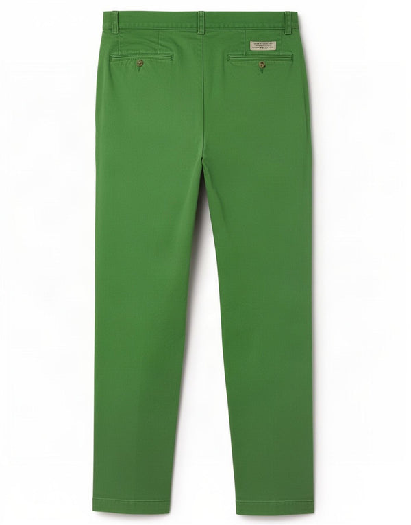Polo Ralph Lauren Pantalones chinos ajustados para hombre W32 L32 Algodón verde