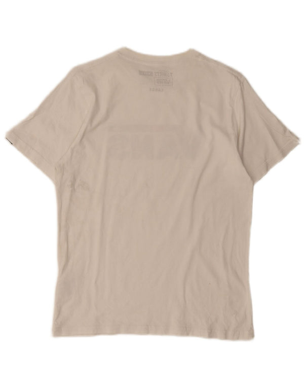 Vans Camiseta gráfica para niños Top 12-13 años Grande Blanco Algodón
