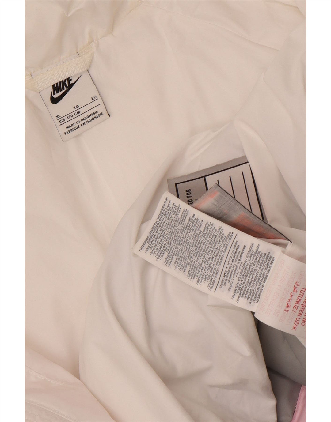 Nike Chaqueta acolchada con capucha para niños 13-14 años XL, multicolor