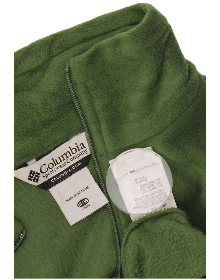 Chaqueta Polar Columbia Niña 14-15 Años Verde Poliéster