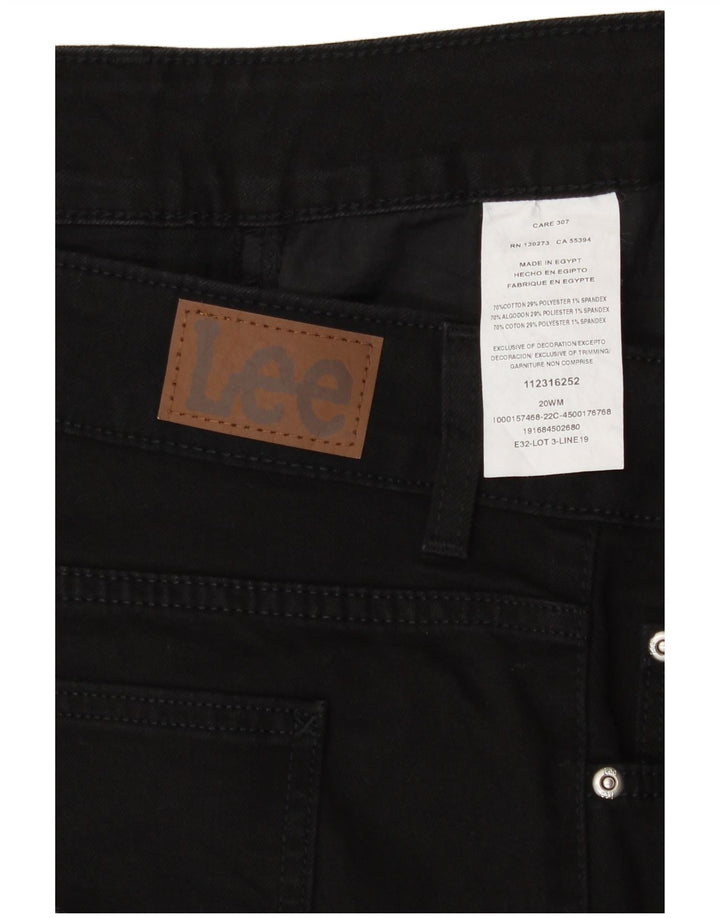 Lee Pantalones capri de talle medio para mujer, ajuste regular, US 20 3XL W40 L22, color negro