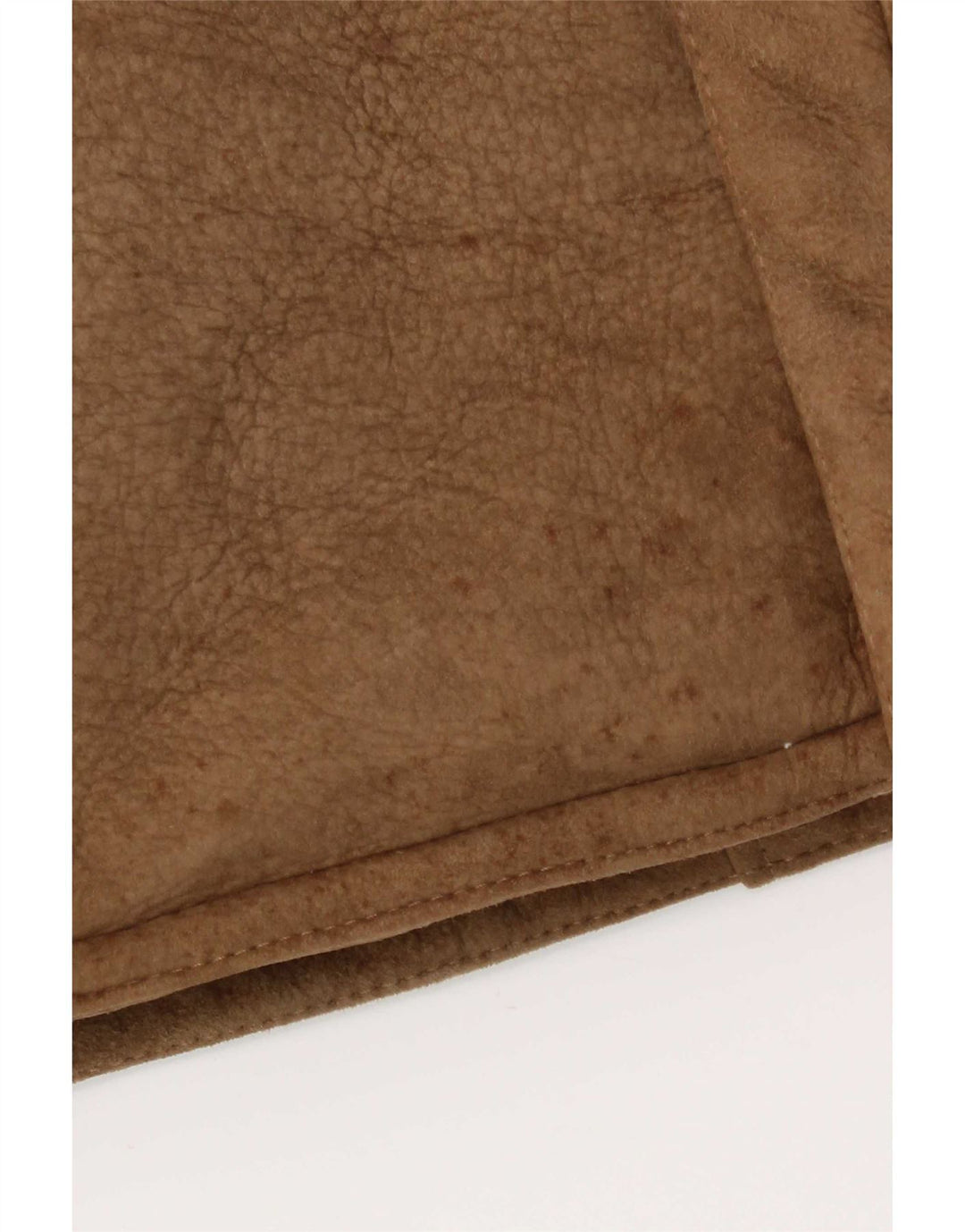 Vintage hombres shearling chaqueta IT 50 marrón grande