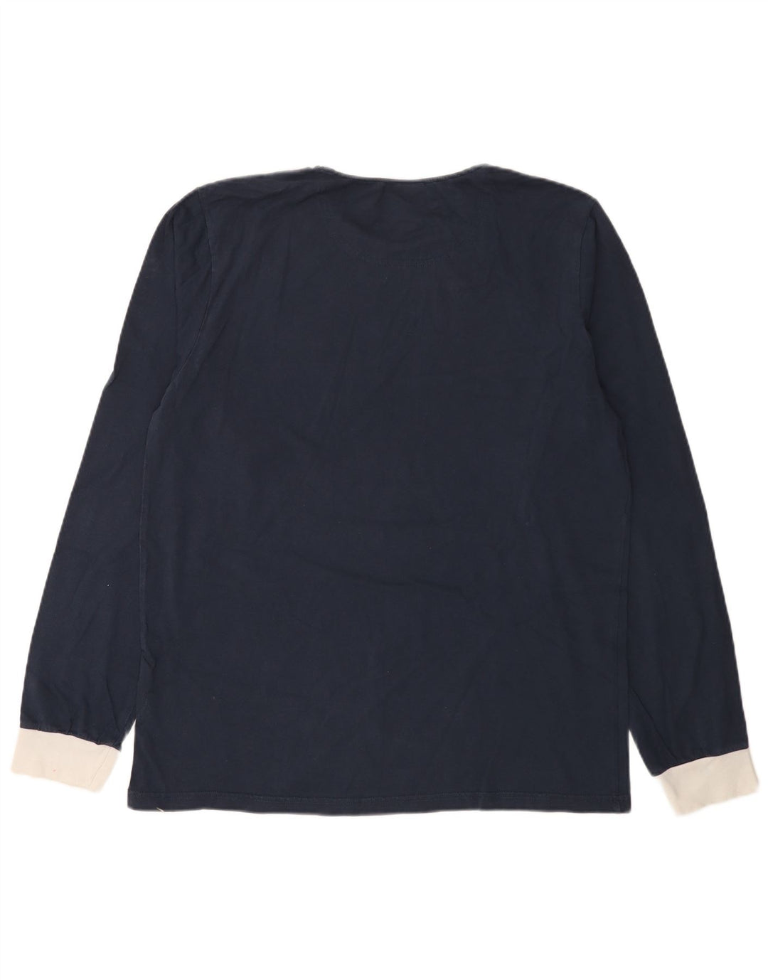 Ellesse Hombre Top Manga Larga Grande Algodón Azul Marino