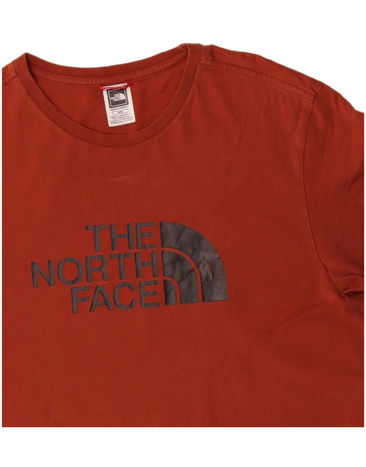 THE NORTH FACE Camiseta gráfica para hombre Top Medium Red Cotton