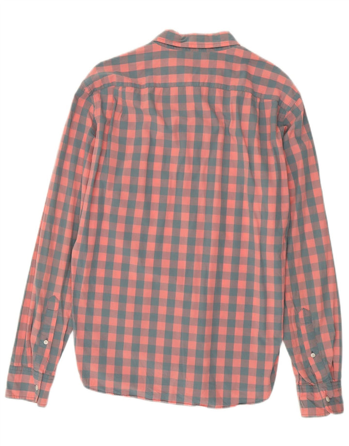 J. Crew - Camisa ajustada para hombre, color rosa, talla grande