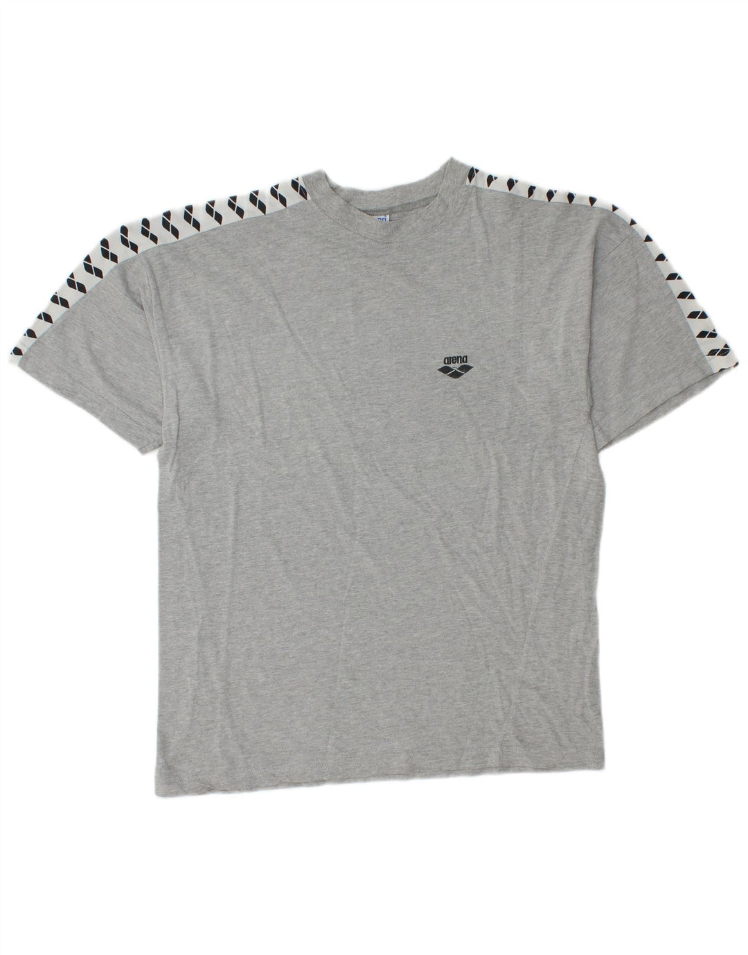 ARENA Camiseta gráfica para hombre Top gris medio color block