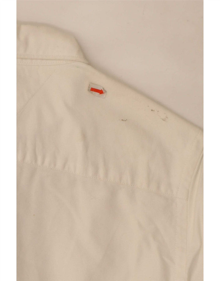 Tommy Hilfiger Camisa Niño 11-12 Años Blanco Algodón
