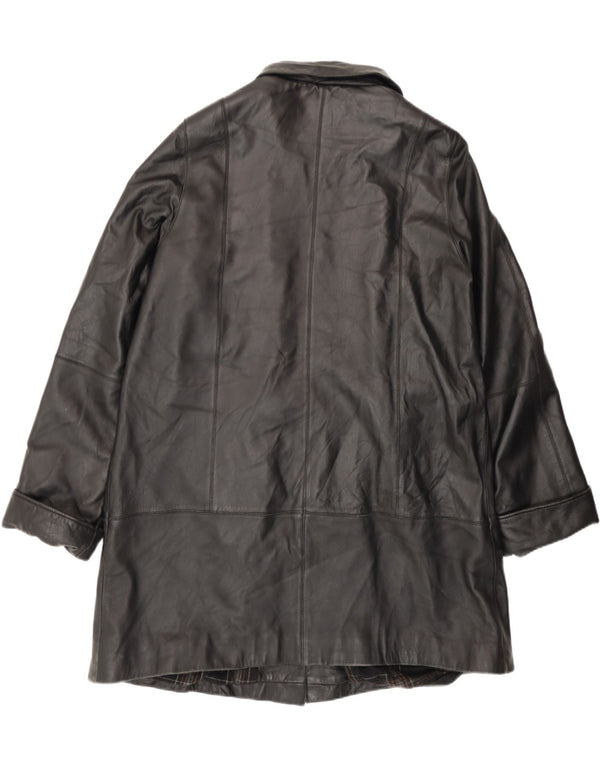 Zarro Abrigo Mujer Piel IT 50 XL Cuero Negro