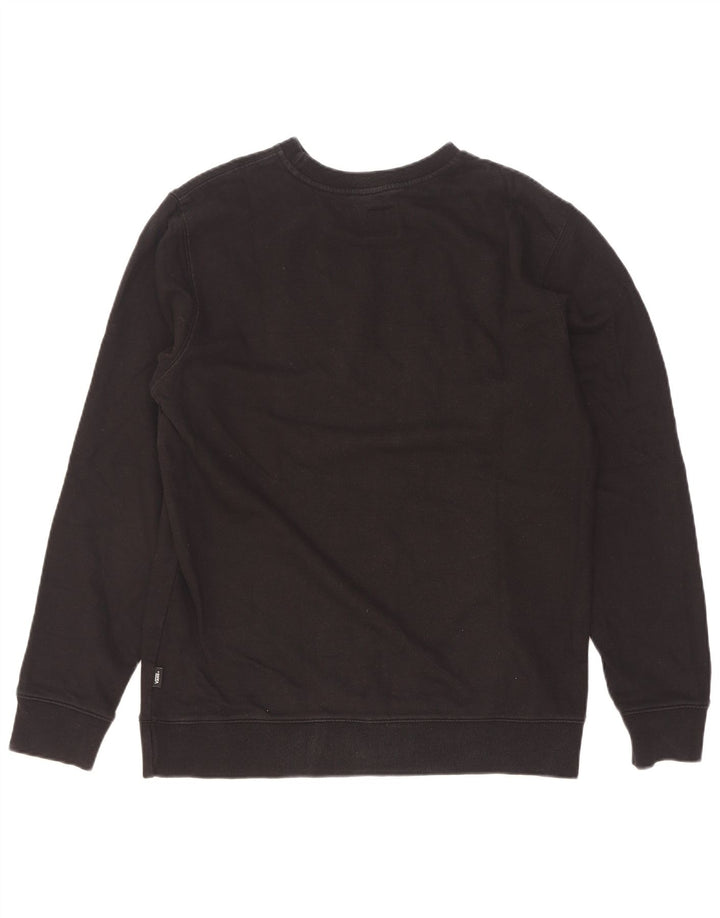 Vans Hombre Sudadera Gráfica Jumper Medium Negro Algodón