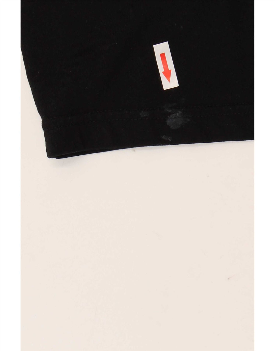 Diesel Hombre Camiseta Gráfica Top Medio Algodón Negro