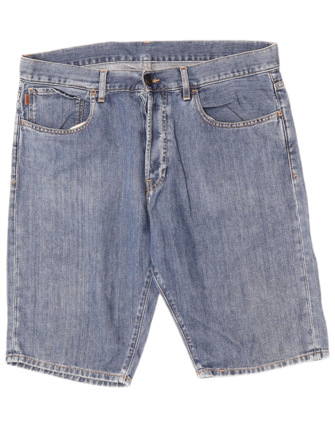 Pantalones cortos de mezclilla para hombre Lacoste Talla 44 Grande W34 Algodón azul