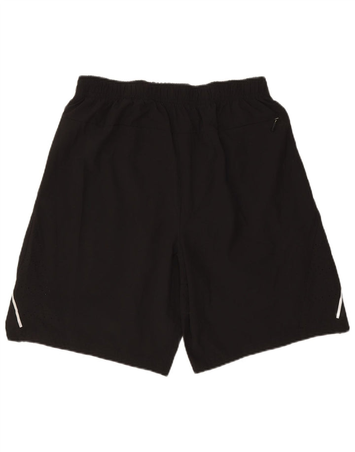 Russell Athletic - Pantalones cortos deportivos para hombre, talla mediana, color negro