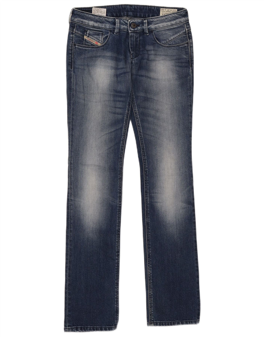 DIESEL Womens Slim Jeans W27 L32 Blue Cotton