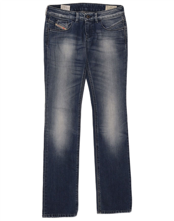 DIESEL Womens Slim Jeans W27 L32 Blue Cotton