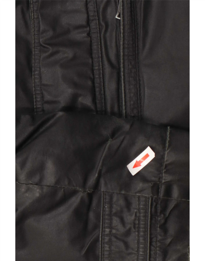Tommy Hilfiger Chaqueta utilitaria de piel sintética para hombre UK 38 Gris medio