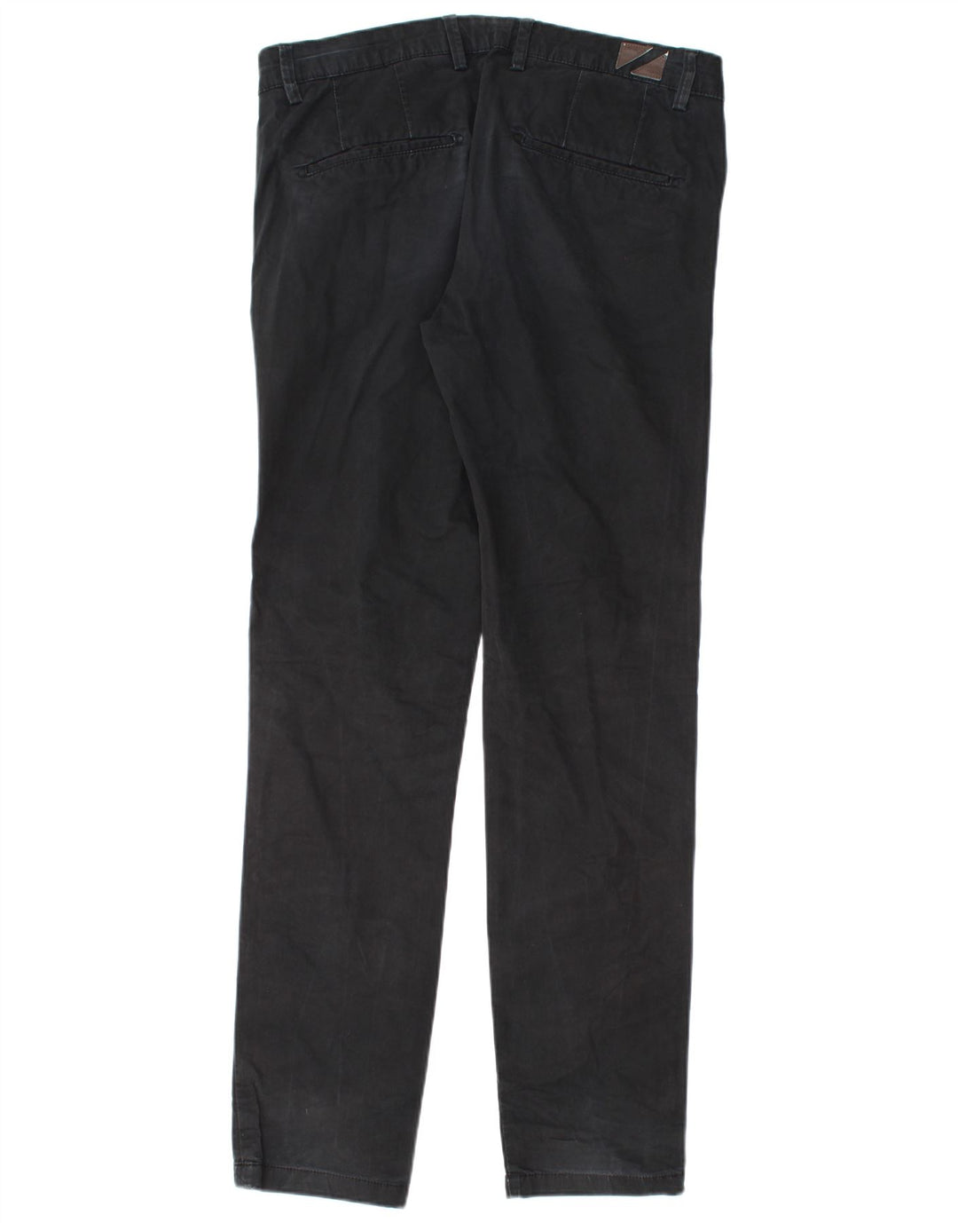 Zara Mens Slim Chino Pantalones EU 42 Large W32 L33 Negro