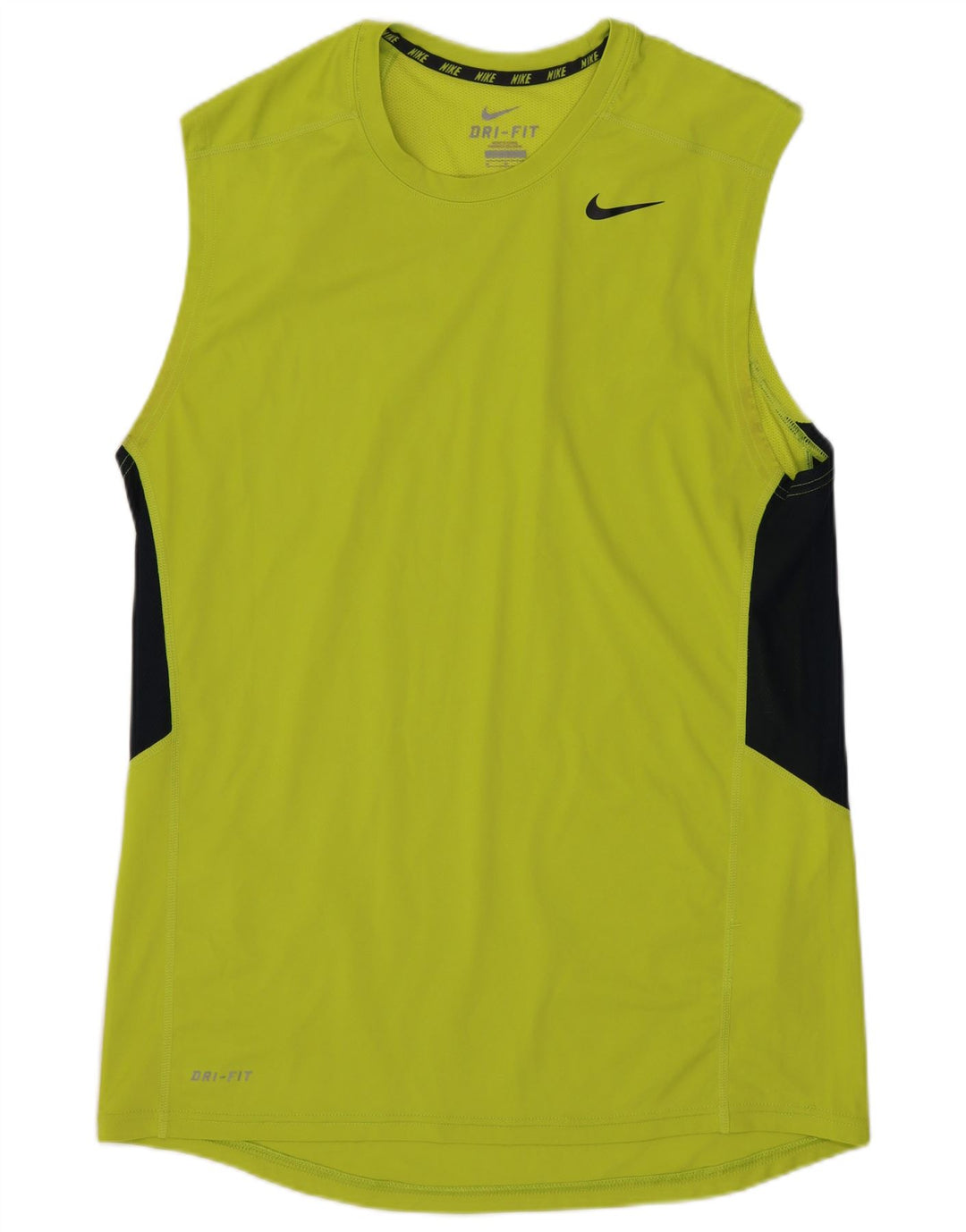 Camiseta sin mangas Dri Fit para hombre Nike color verde medio