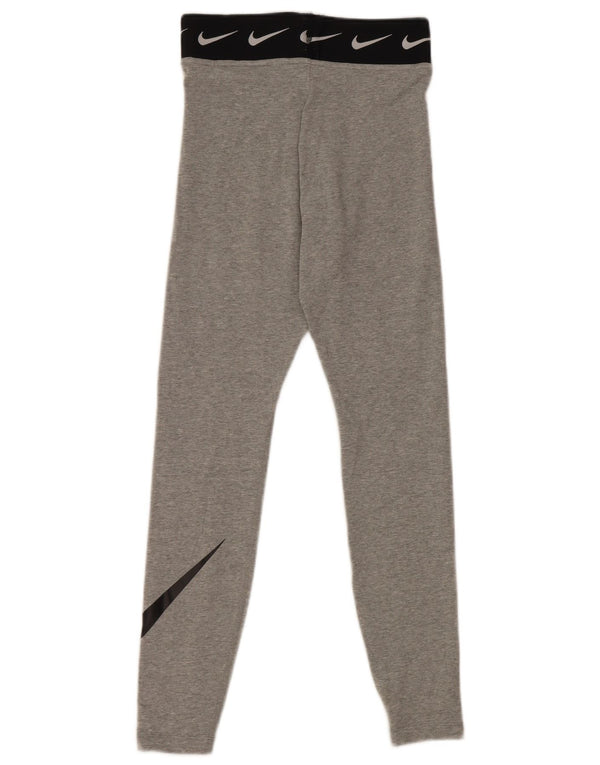Nike Leggings gráficos para mujer UK 6 XS Gris Colorblock Algodón
