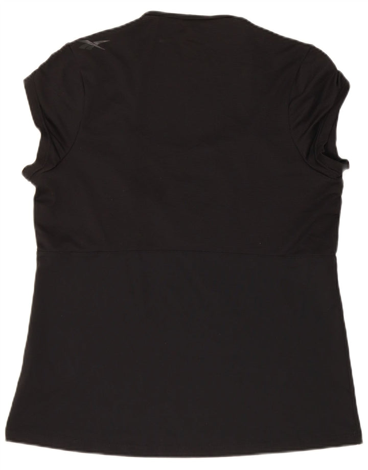 Reebok Camiseta Mujer Top UK 40 XL Poliéster Negro