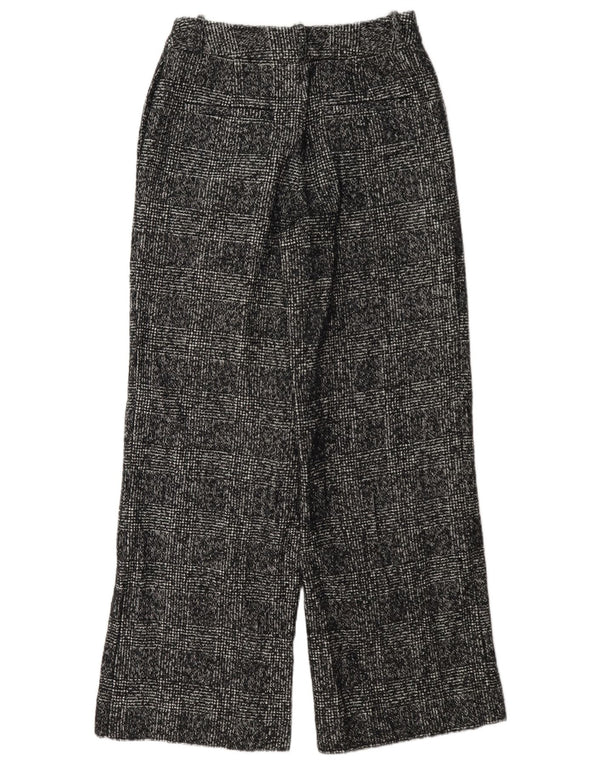 Marks & Spencer Pantalones Casuales de Cintura Alta para Mujer UK 6 XS W26 L30 Negro