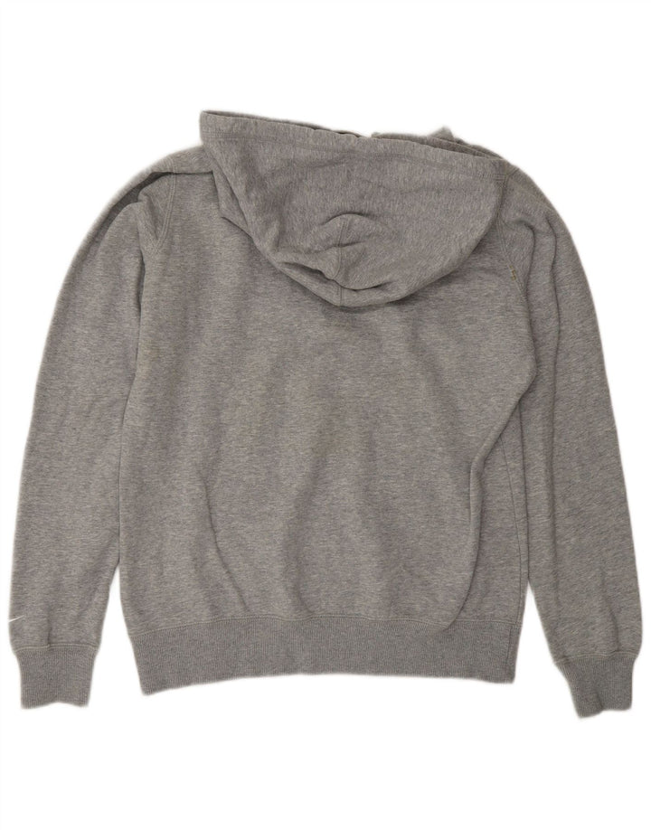 Nike Hombre Sudadera Con Capucha Gráfica Jersey De Algodón Gris Medio