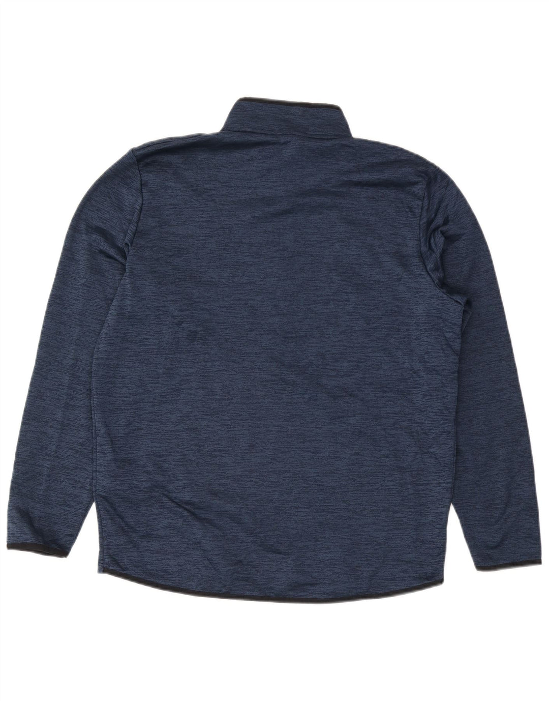 Under Armour Hombre Zip Neck Jersey Chándal Top Grande Azul Marino Moteado