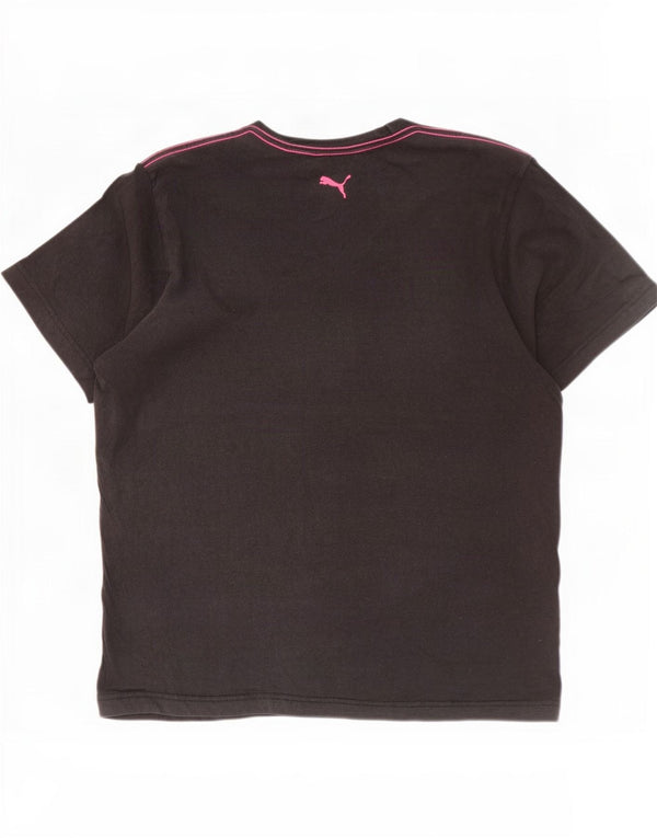 Puma Camiseta gráfica para hombre Top 2XL Negro