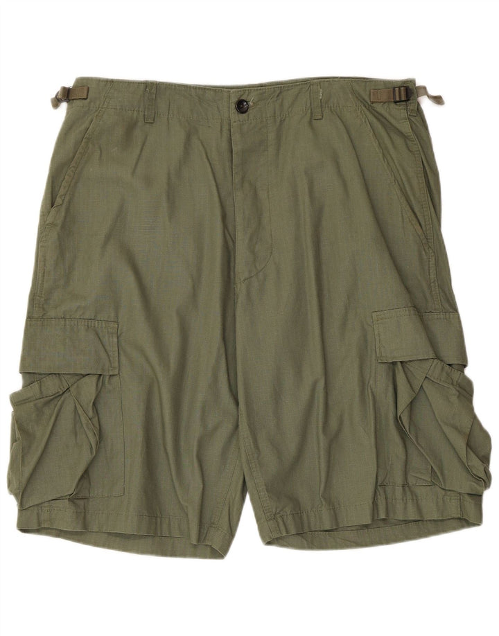 Pantalones cortos tipo cargo para hombre Mil-Tec XL W38 Algodón verde