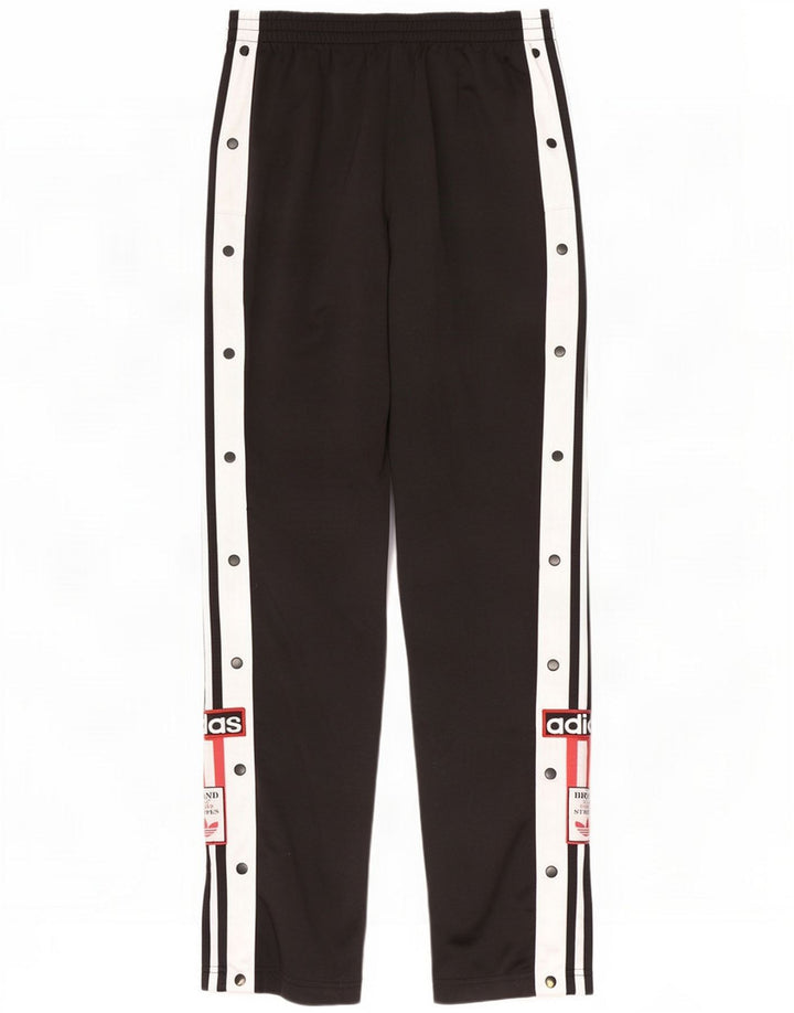Pantalones de chándal con estampado gráfico Adidas para hombre Poliéster con bloques de color negro mediano