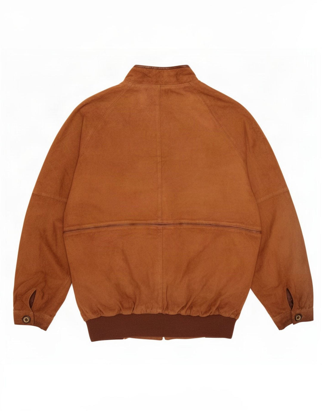 NINO Chaqueta bomber de ante para hombre UK 38 Cuero marrón medio