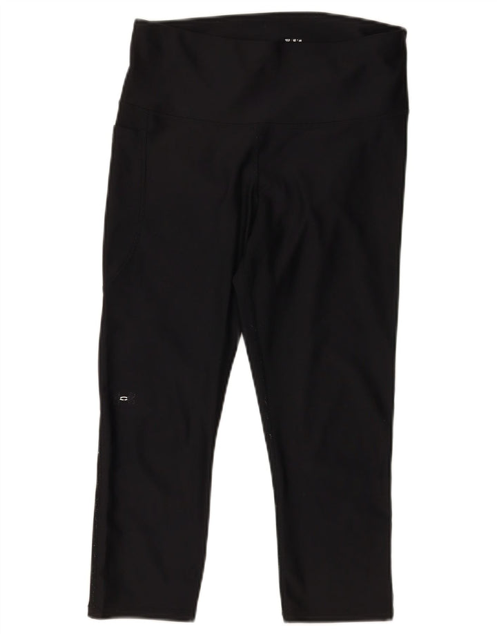 Under Armour Leggings Capri Heat Gear para Mujer Reino Unido 12 Mediano Negro