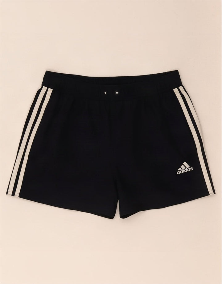 Pantalón Corto Deportivo Adidas Hombre Mediano Negro Poliéster