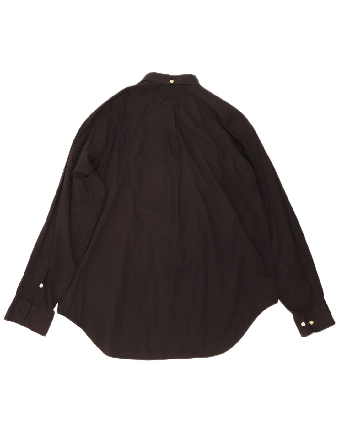 Camisa de corte relajado para hombre Rifle Algodón negro mediano