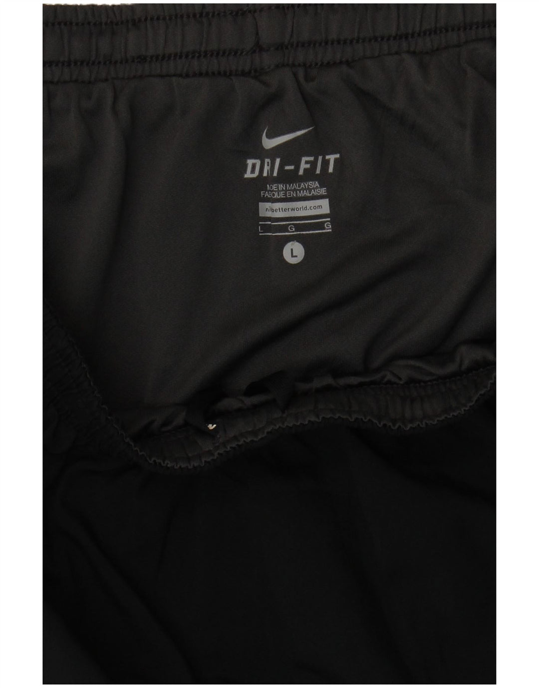 Pantalones cortos deportivos Nike Dri Fit para hombre, talla grande, color negro