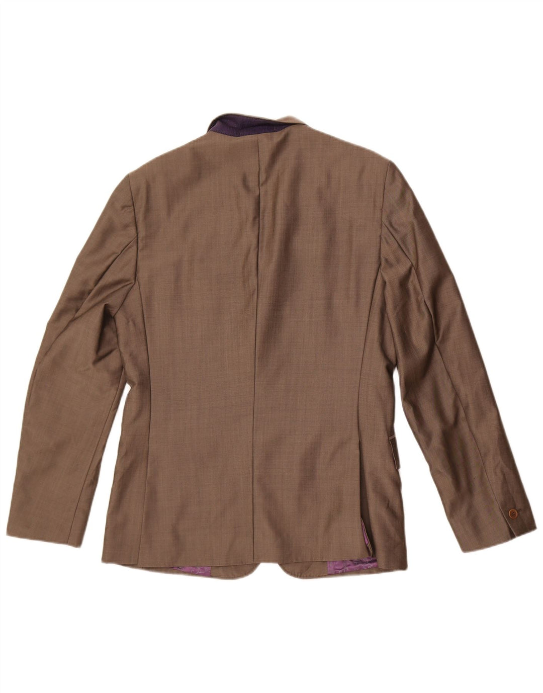 Ted Baker Chaqueta tipo blazer de 2 botones para hombre US 38 Lana gris medio