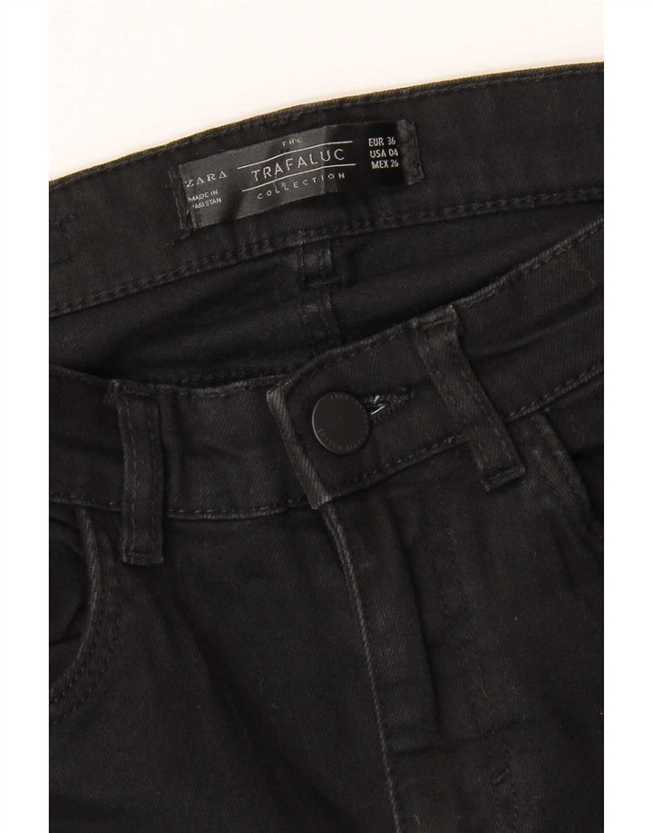 Zara Vaqueros Bootcut Mujer EU 36 XS W26 L34 Negro