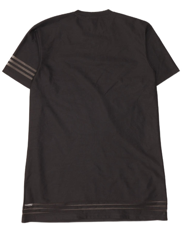 Adidas Vestido tipo camiseta extragrande para mujer EU 34 XS Negro Poliéster