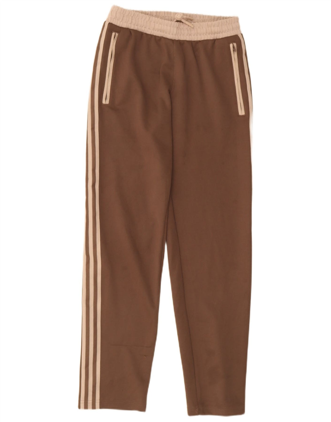 Adidas Hombre Pantalones De Chándal Pequeño Marrón Colorblock Poliéster