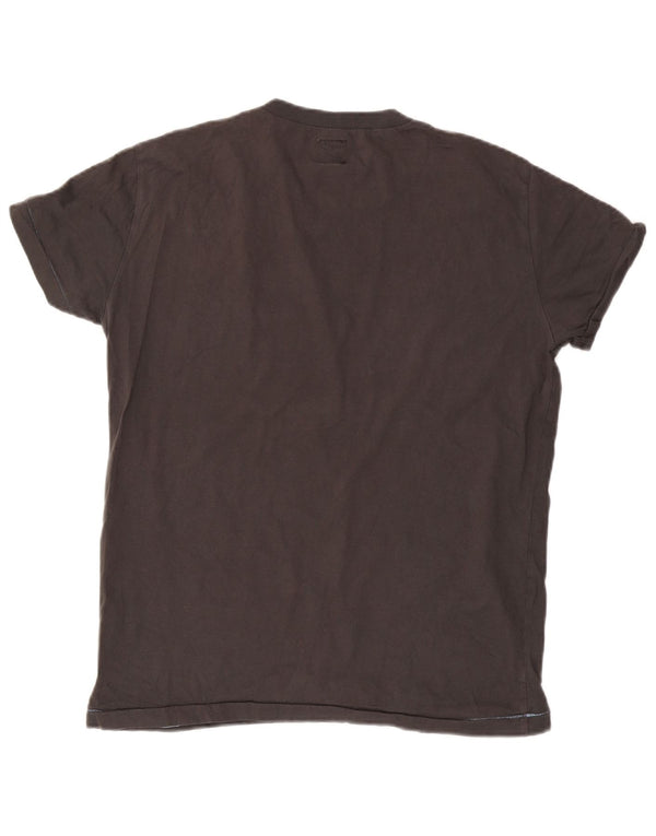 REPLAY Camiseta gráfica para mujer Top UK 40 XL Algodón gris