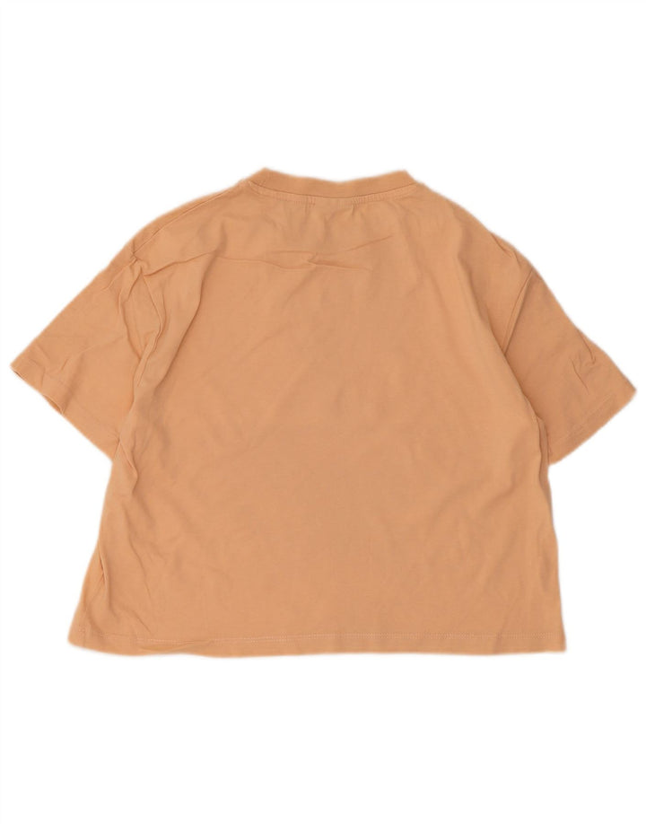 Guess Camiseta Corta Gráfica para Mujer UK 12 Medium Naranja