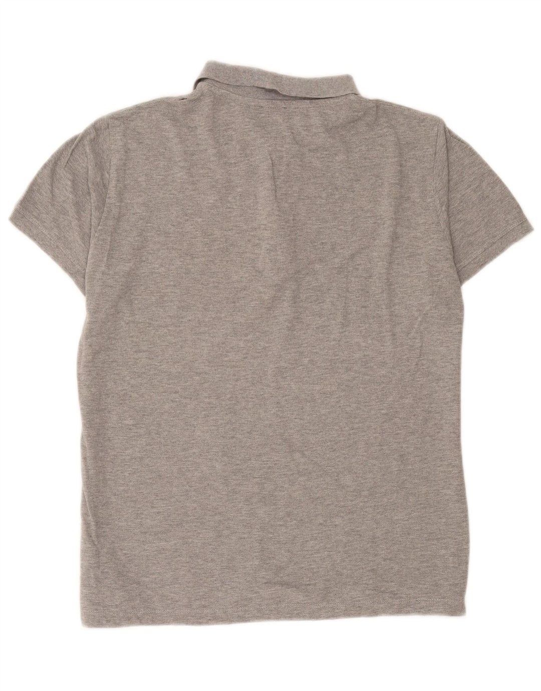 Diesel Hombre Polo Gráfico De Algodón Moteado Gris Medio