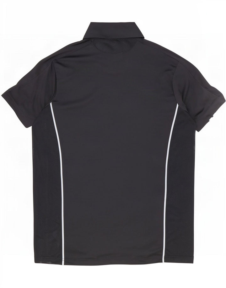 Adidas Mens Clima 365 Polo Camisa Grande Negro Poliéster