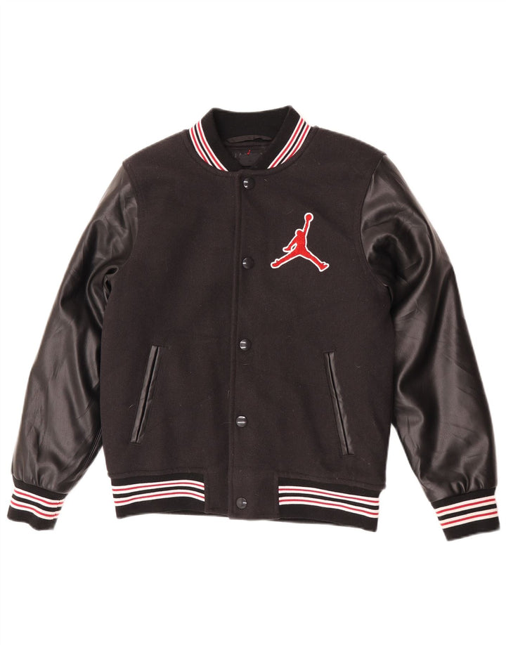 Jordan Boys Graphic Varsity Chaqueta 12-13 años Grande Negro Colorblock