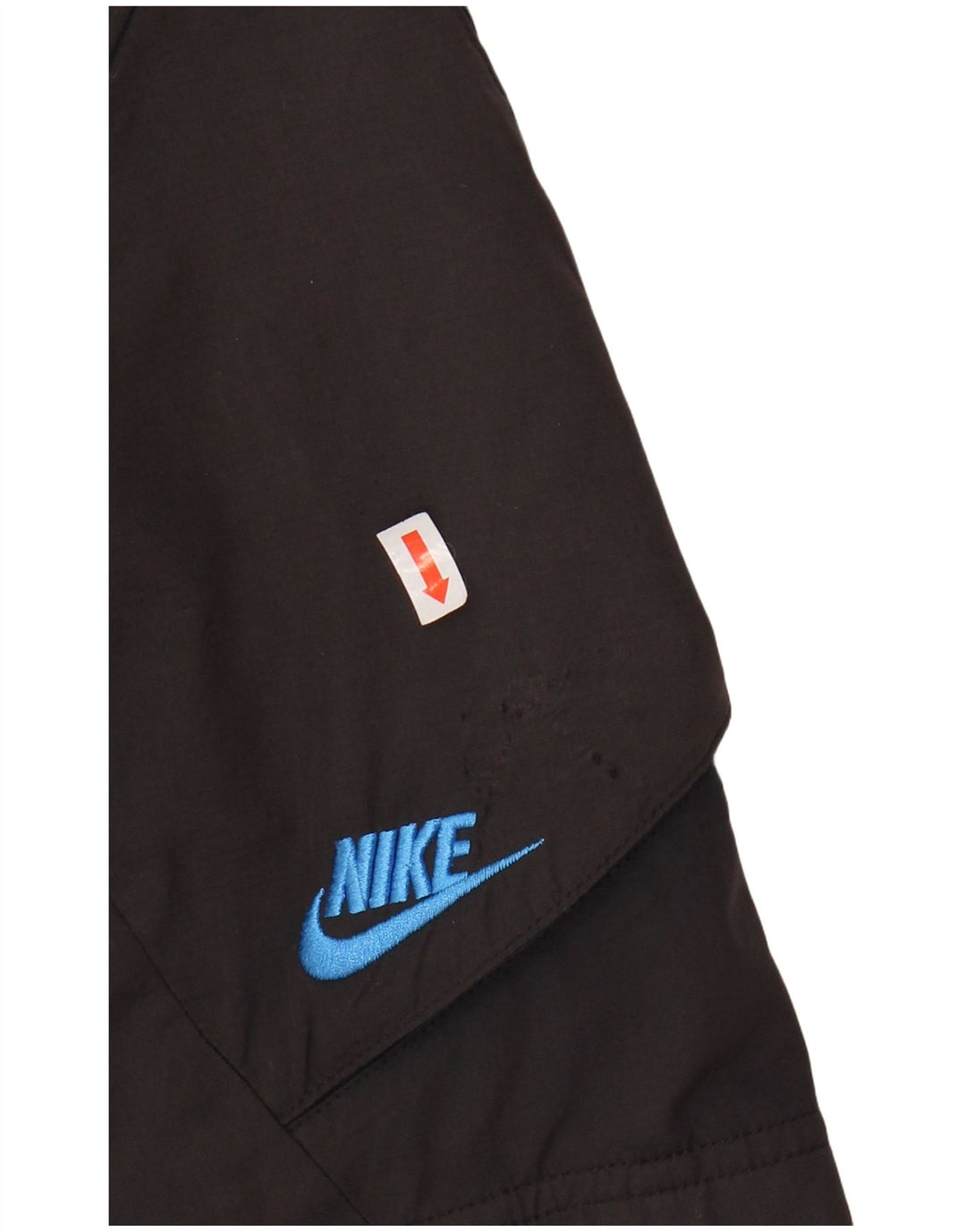 Pantalones cortos deportivos NIKE para hombre, poliéster negro mediano