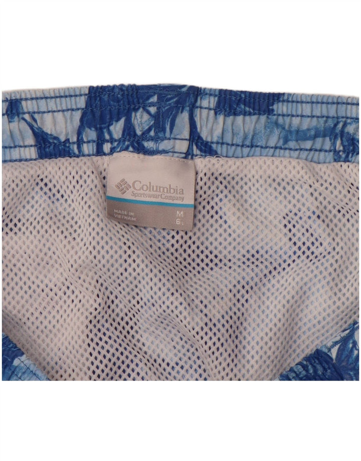 COLUMBIA Mens Swimming Shorts Medium  Blue Nylon
