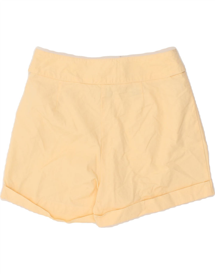 SISLEY Womens Pegged Chino Shorts W30 Medium Yellow Cotton Vintage Sisley and Second-Hand Sisley from Messina Hembry 