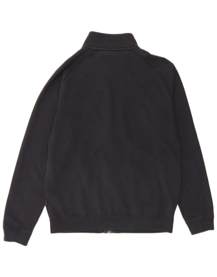 PUMA Chaqueta de chándal para hombre pequeña de algodón negro
