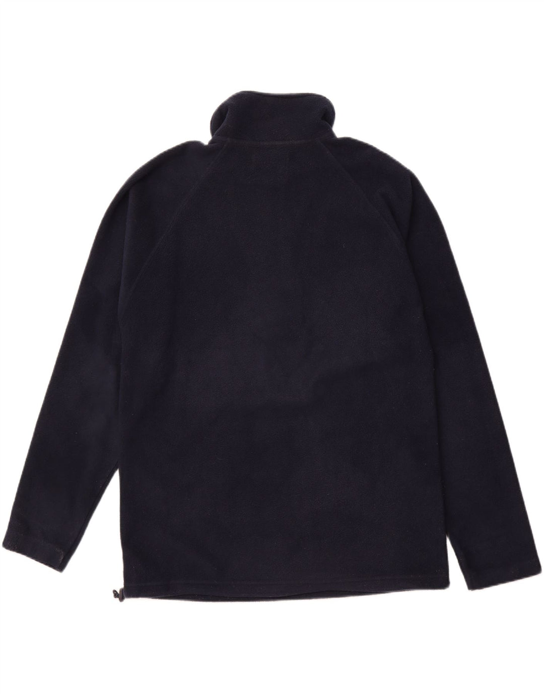 KAPPA Jersey de forro polar con cuello y cremallera para hombre Poliéster azul marino mediano