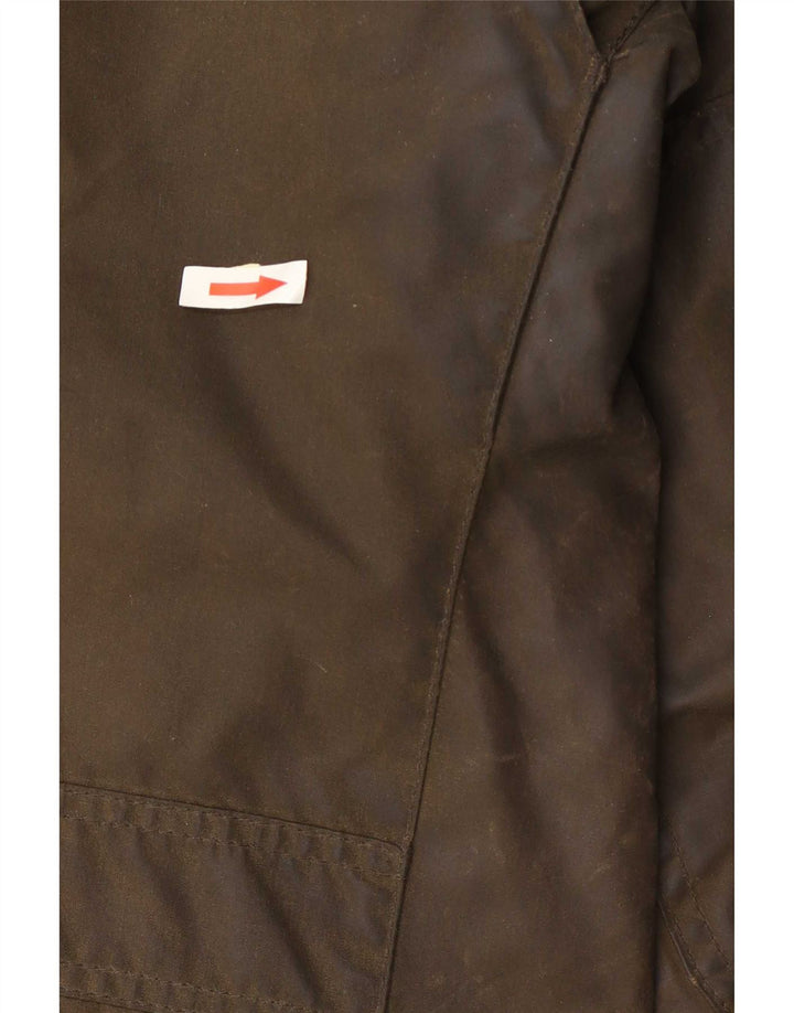 Barbour Chaqueta de algodón encerado para hombre Reino Unido 38 Caqui mediano